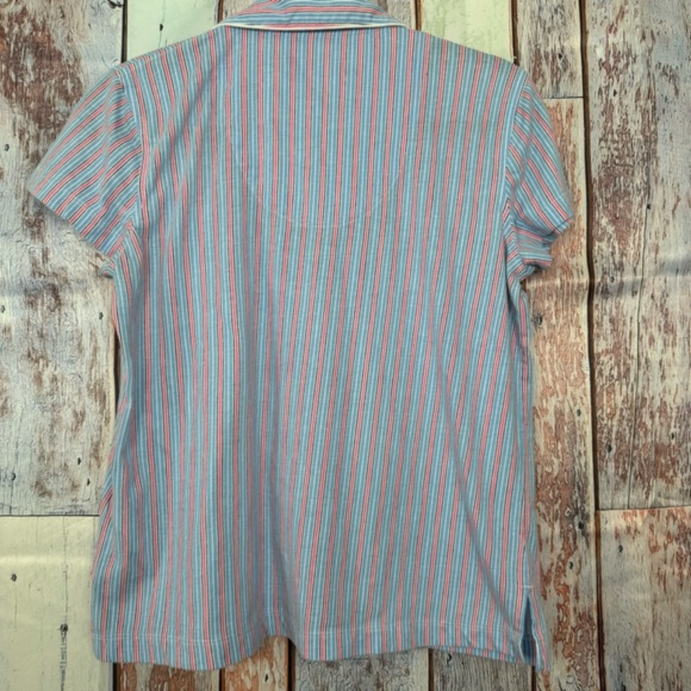 Lauren Ralph Lauren Women's Sleepwear Top, Button up, Blue,‎ Pink Size Small - Picture 4 of 9